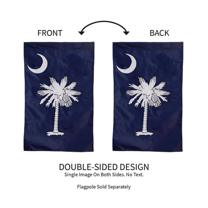 South Carolina Garden Applique Flag
