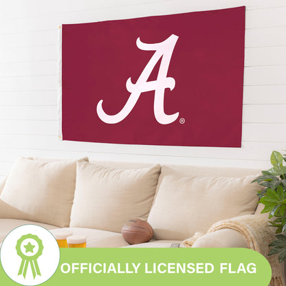 University of Alabama Single Sided Estate Flag with 2 Grommets, 3'x5'
