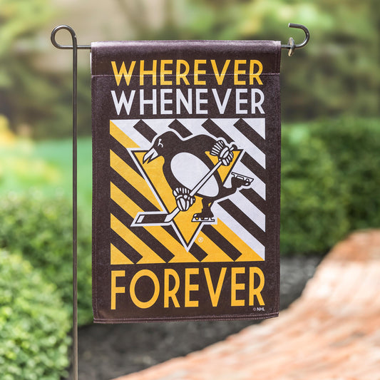 Pittsburgh Penguins WWF Fan Garden Flag