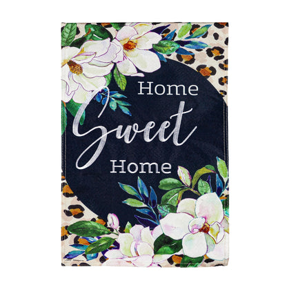 Magnolia Bloom Garden Linen Flag