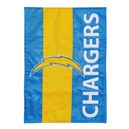 LA Chargers Embellished Garden Flag