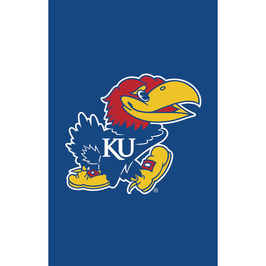 University of Kansas Applique Garden Flag