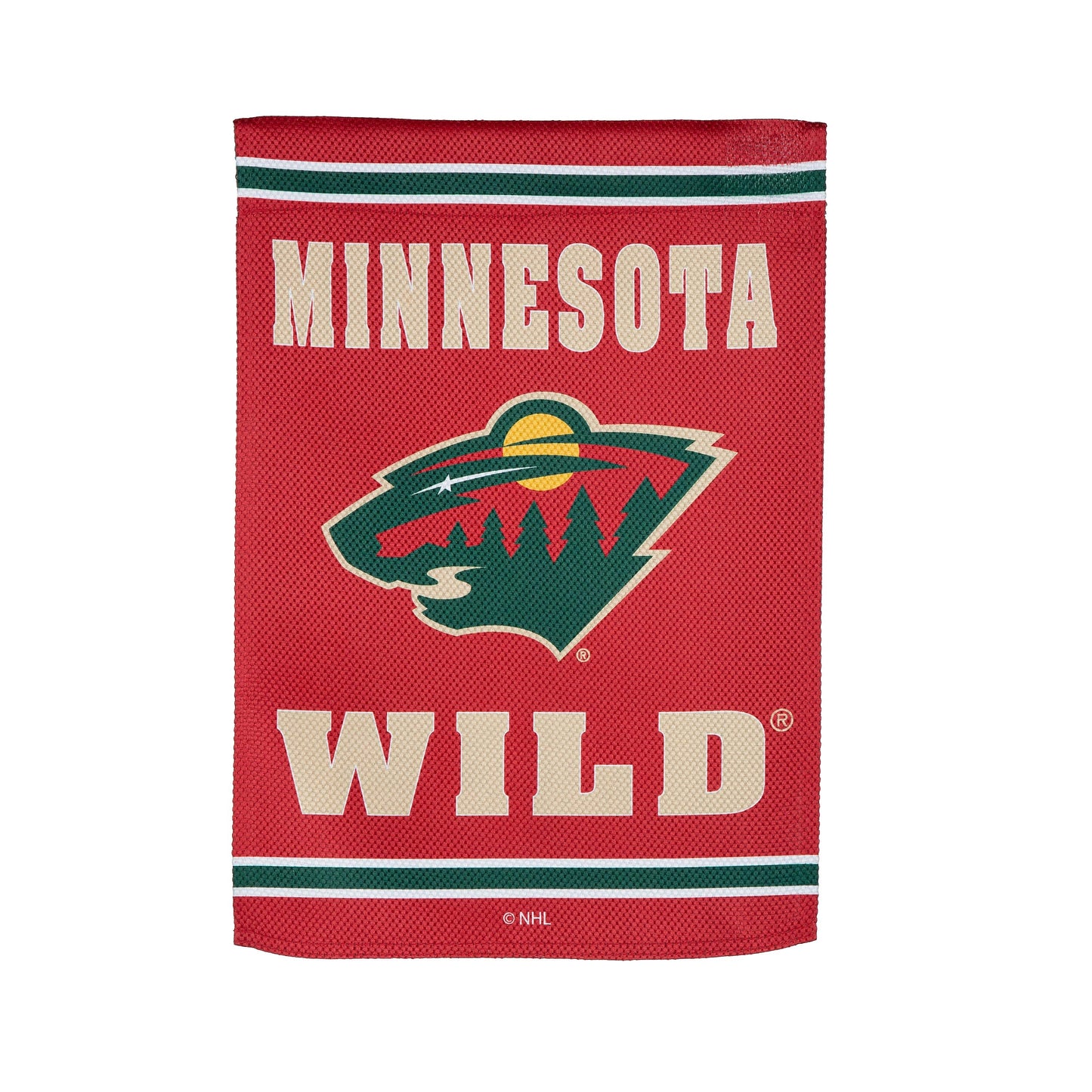 Embossed Suede Flag, GDN Size, Minnesota Wild