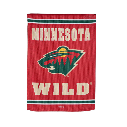 Embossed Suede Flag, GDN Size, Minnesota Wild