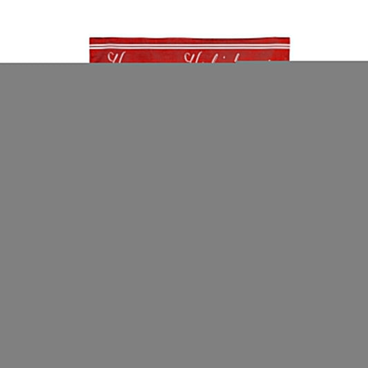 Happy Holidays Poinsettia Estate Size Embellished Burlap Flag