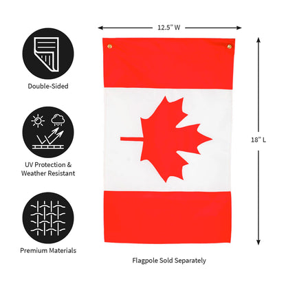 Canada Garden Applique Flag