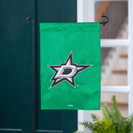 Dallas Stars Applique Garden Flag