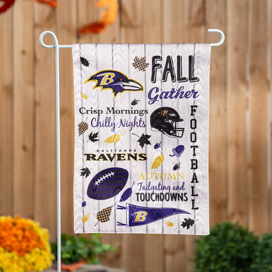 Baltimore Ravens, Moire Flag, GDN, Fall Seasonal