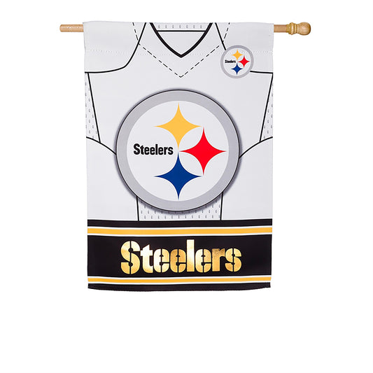Flag, DS Suede, Foil, Reg, Jersey, Pittsburgh Steelers