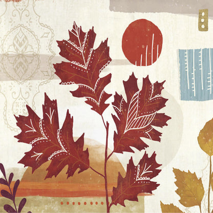 Fall Leaves Suede Garden Flag