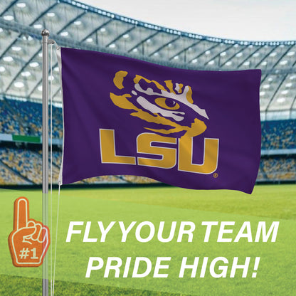 Louisiana State University Single Sided Estate Flag with 2 Grommets, 3'x5'