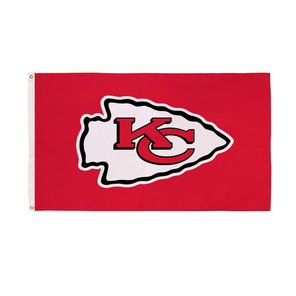 Kansas City Chiefs Single Sided Estate Flag with 2 Grommets, 3'x5'