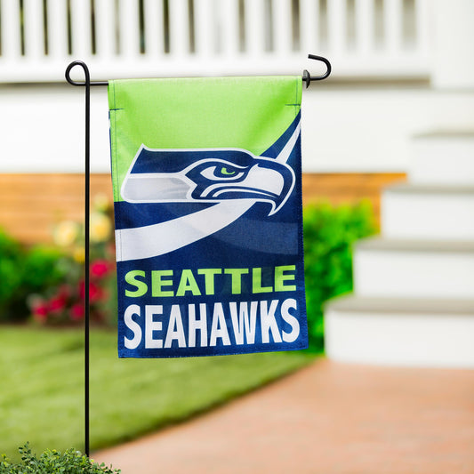 Flag, DS Burlap, Garden, Seattle Seahawks