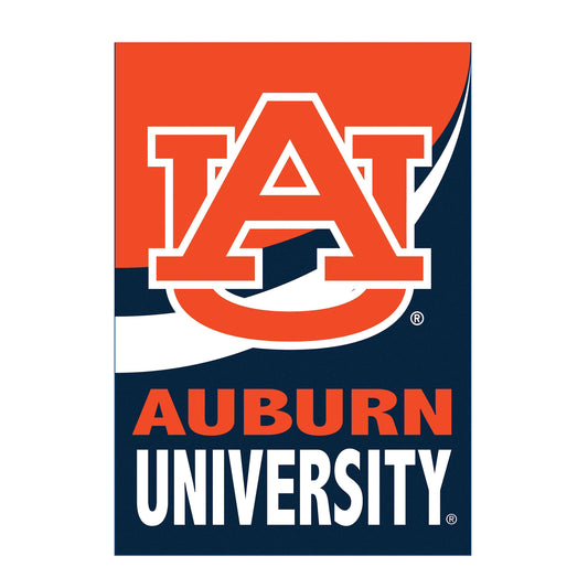 Auburn University Burlap Flag House Size
