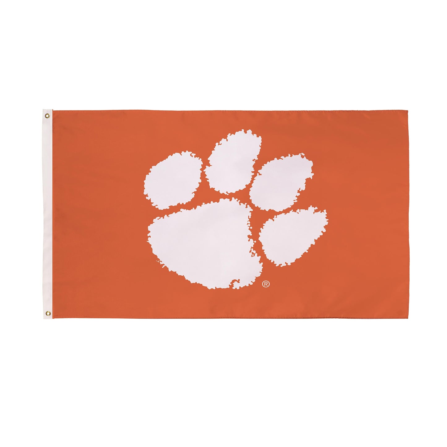 Clemson University Single Sided Estate Flag with 2 Grommets, 3'x5'