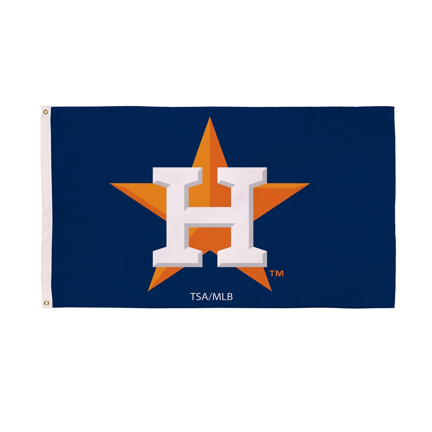 Houston Astros Single Sided Flag w/ 2 Grommets, 3'x5'