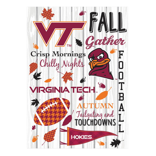 Virginia Tech, Moire Flag, GDN, Fall Seasonal