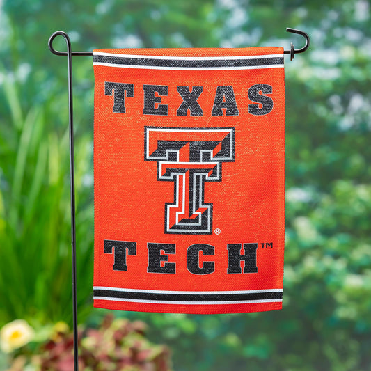 Embossed Suede Flag, GDN Size, Texas Tech University