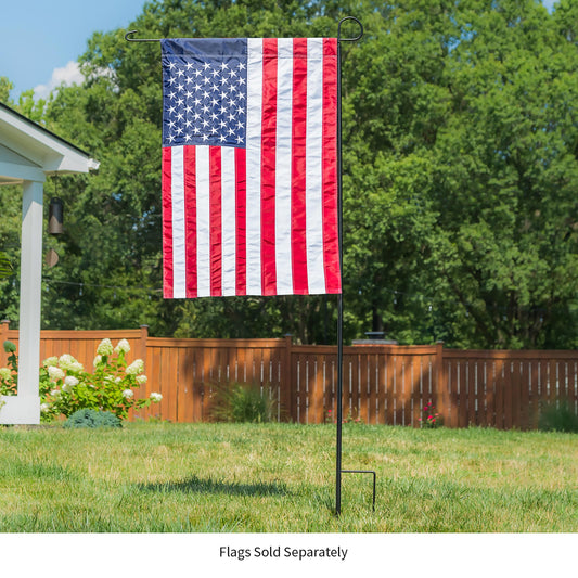 Iron House Flag Stand