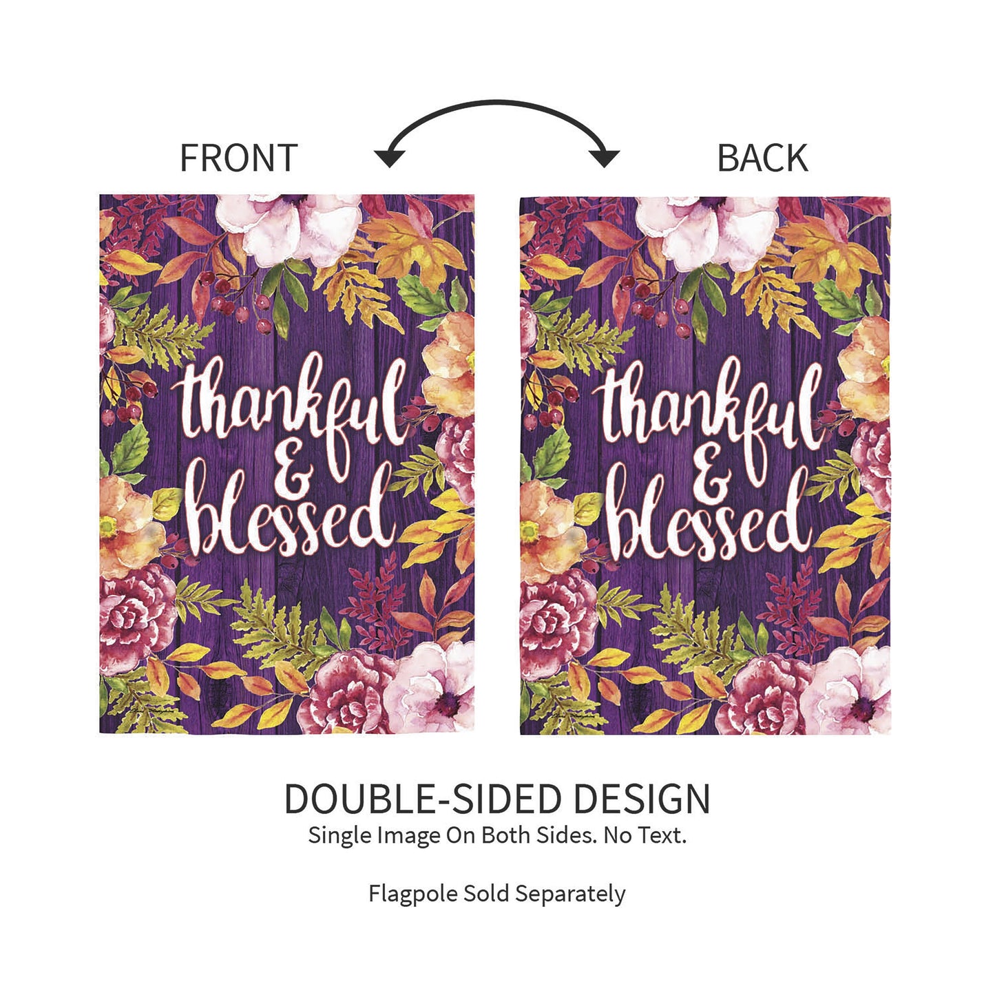 Blessed Moire Garden Flag