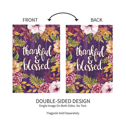 Blessed Moire Garden Flag