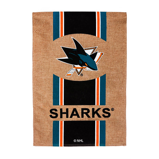 Flag, Burlap, Gar, San Jose Sharks
