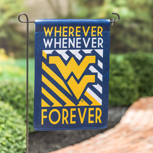 West Virginia University WWF Fan Garden Flag