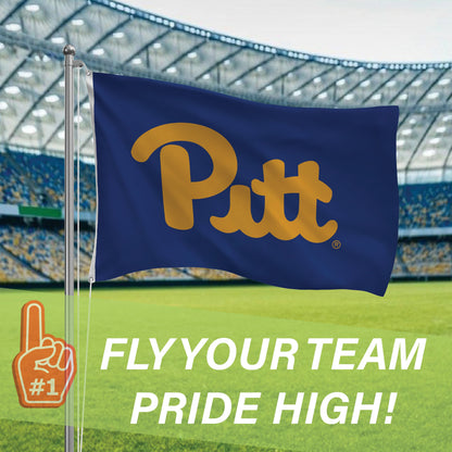University of Pittsburgh Single Sided Estate Flag with 2 Grommets, 3'x5'