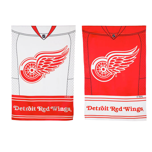 Flag, DS Suede, Foil, Reg, Jersey, Detroit Red Wings