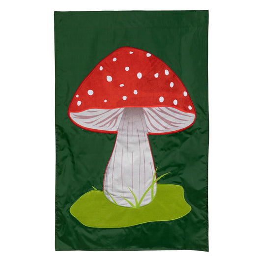 Mushroom Basic Applique House Flag