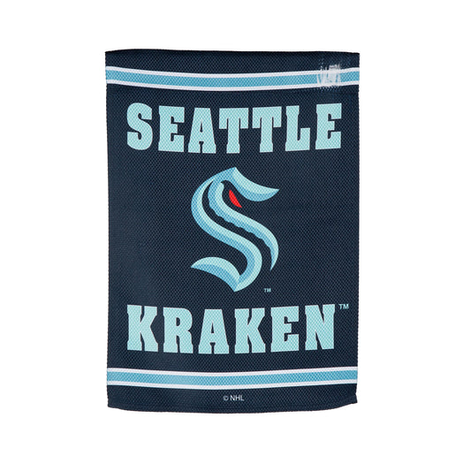 Embossed Suede Flag, GDN Size, Seattle Kraken