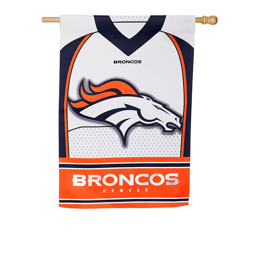 Flag, DS Suede, Foil, Reg, Jersey, Denver Broncos
