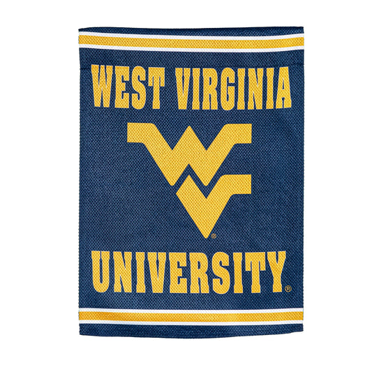 Embossed Suede Flag, House Size, West Virginia University