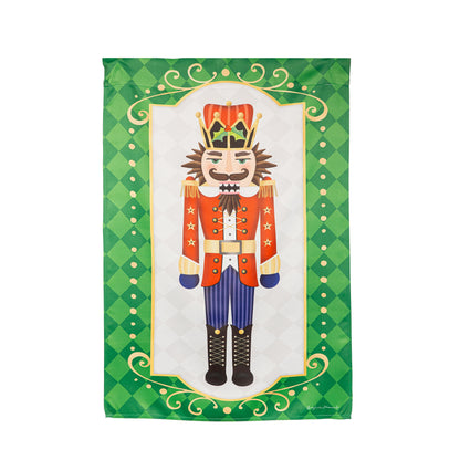 Trio Nutcracker Reversible Suede House Flag