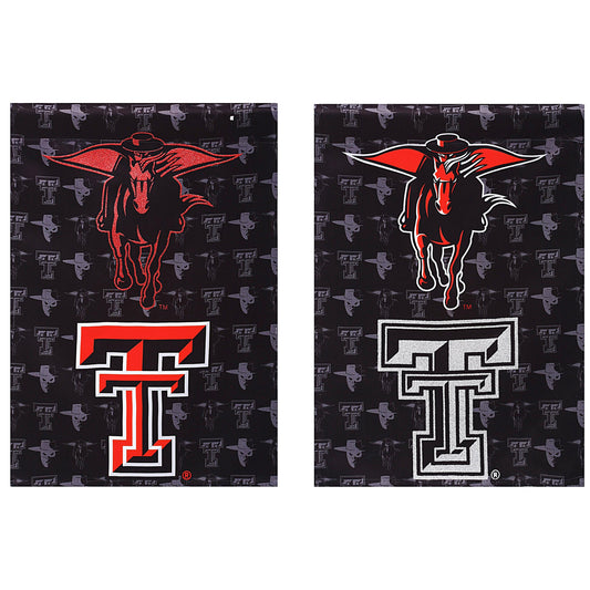 Flag, Suede, Glitter, DS, Gar, Texas Tech