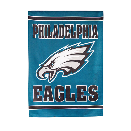 Embossed Suede Flag, House Size, Philadelphia Eagles