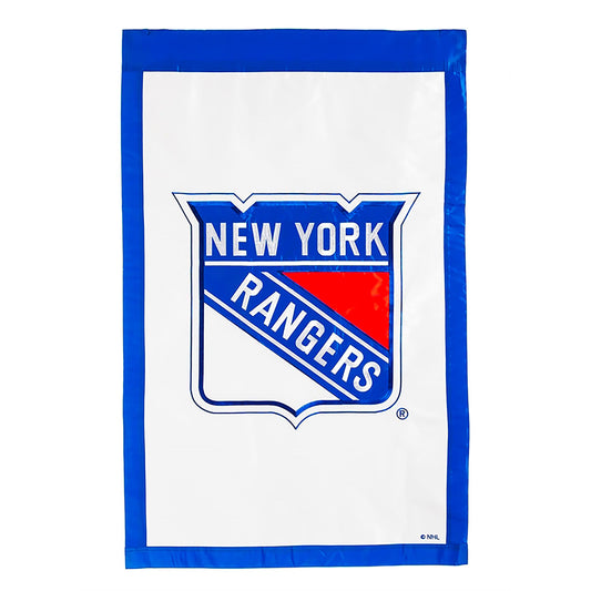 New York Rangers Applique House Flag