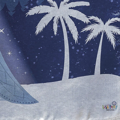 All is Calm Nativity Lustre Garden Flag