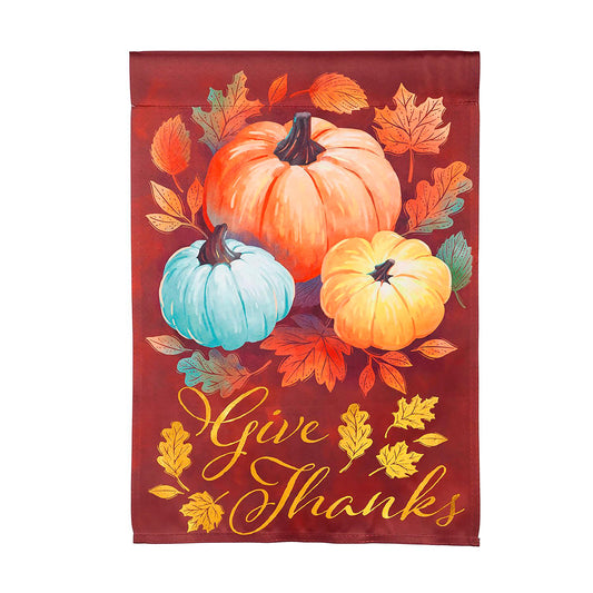 Crafted Harvest Garden Suede Flag