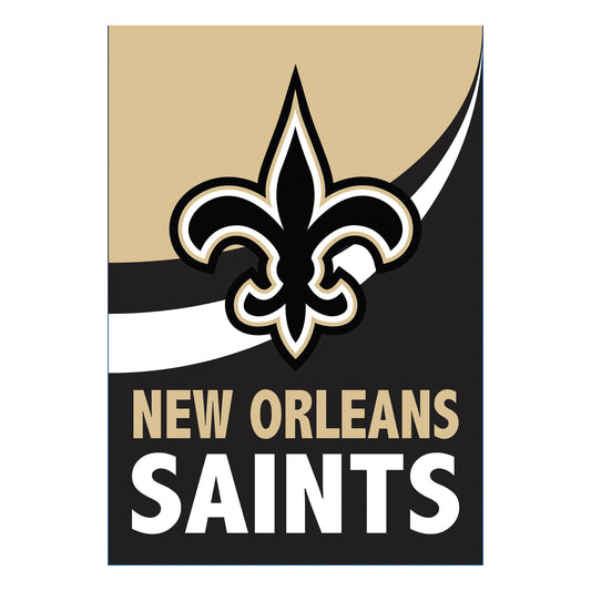 New Orleans Saints Burlap Flag GDN Size
