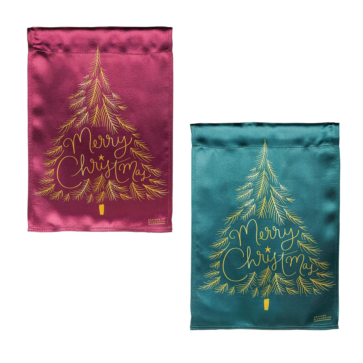 Trees Reversible Lustre House Flag