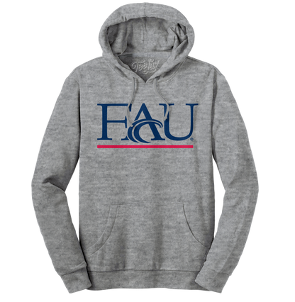 Florida Atlantic University Hooded Sweatshirt - Gray