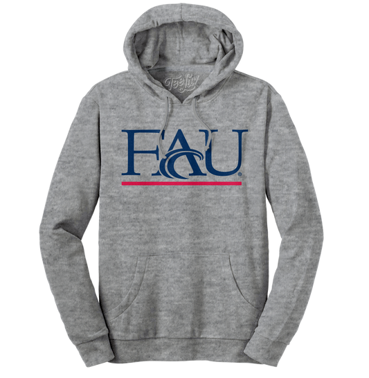 Florida Atlantic University Hooded Sweatshirt - Gray