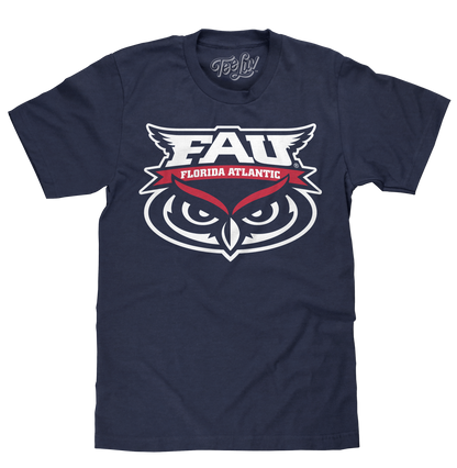 Florida Atlantic University Owls T-Shirt - Navy Blue