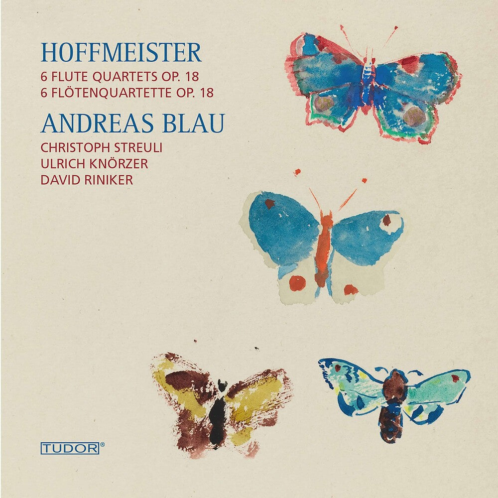 Hoffmeister / Blau / Riniker - 6 Flute Quartets 18 Music CD