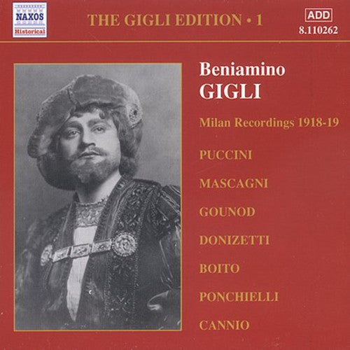 Gigli - Great Singers: Beniamino Gigli Edition 1 - Music CD