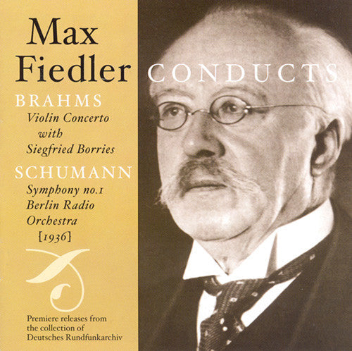 Brahms / Schumann / Borries / Fiedler / Brso - Violin Concerto / Symphony 1 - Music CD