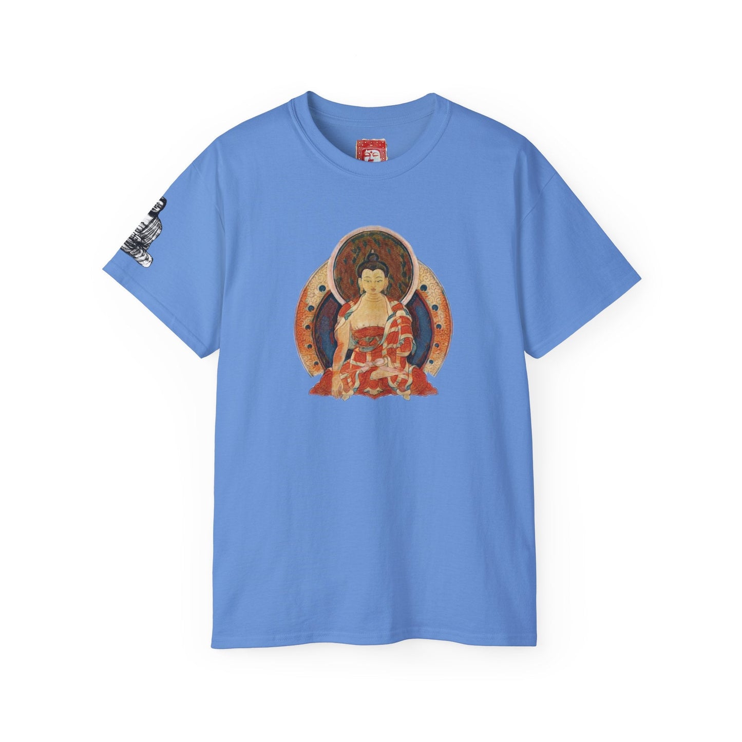 Fine Art Buddha Oil Paint Print Unisex Ultra Cotton Tee