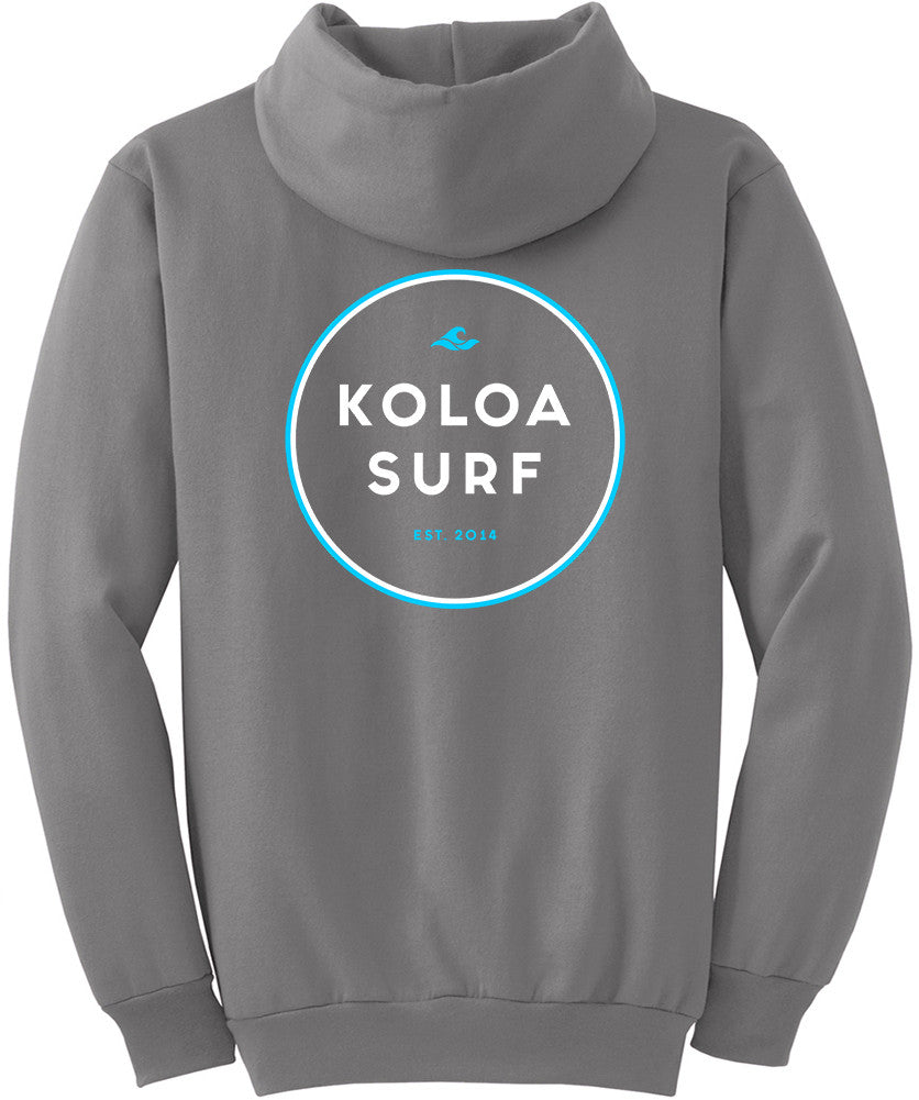 The Koloa Original Circle Hoodie- Blue