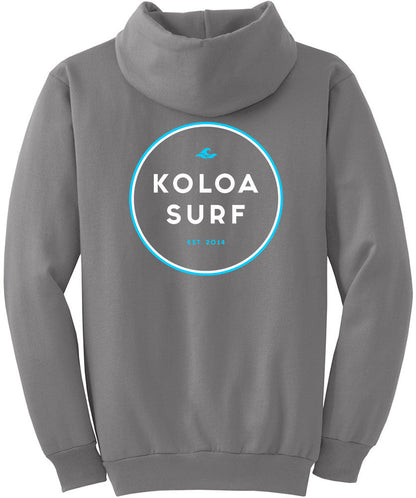The Koloa Original Circle Hoodie- Blue